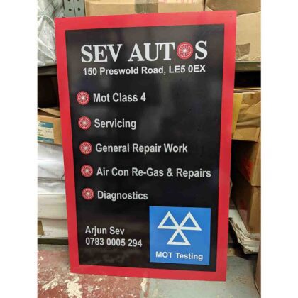 Rigid Display Boards Material Dibond Aluminium Foamex Correx