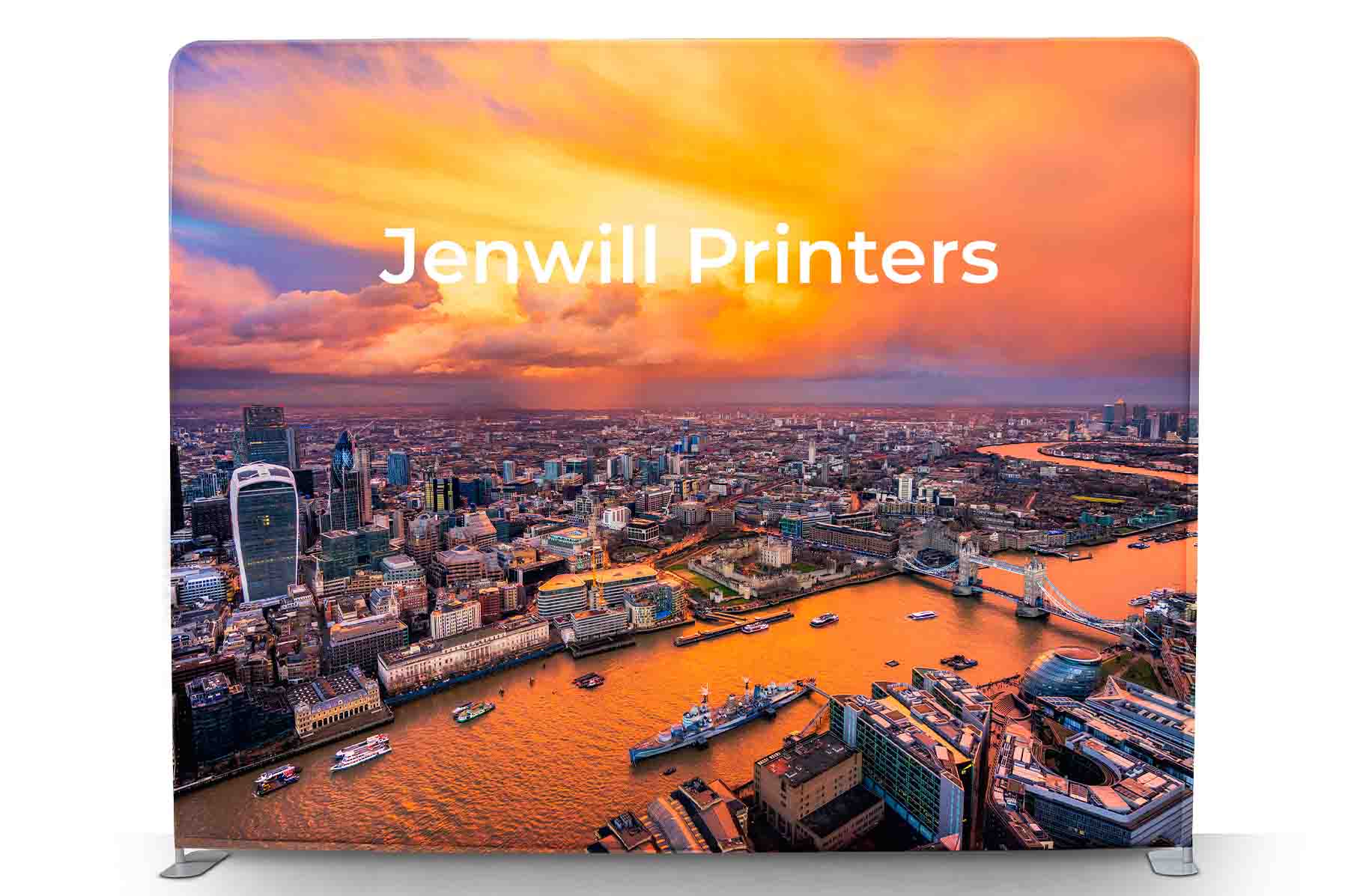10ft straight fabric display wall exhibition backdrop UK