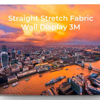 exhibition fabric display wall ExCeL London trade show backdrop