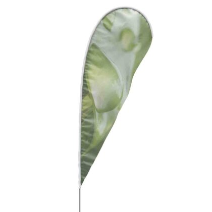 Custom printed teardrop flag