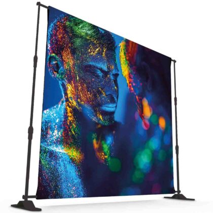 Telescopic Banner Stand | Exhibition Display Stand UK | Trade Show Display Stand UK