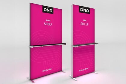 Pro Lightbox Shelf Exhibition Display Stand