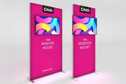 Pro Monitor Mount Exhibition Display Stand
