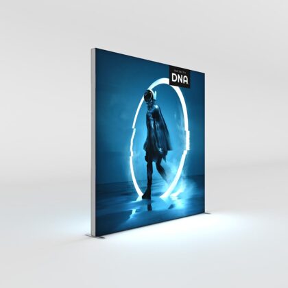 8ft lightbox exhibition display SEG backlit display wall UK