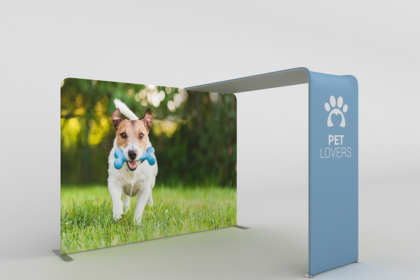 Waterfall XL Canopy for Media - Large Exhibition Display Stand