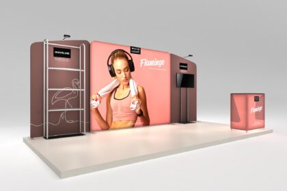 Flamingo - 10x20 Inline Display Exhibition Display Stand