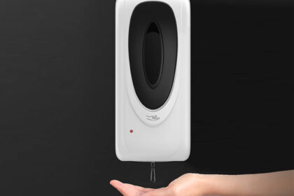 Hanz 1000ml Automatic Hand Sanitizer Dispenser Exhibition Display Stand