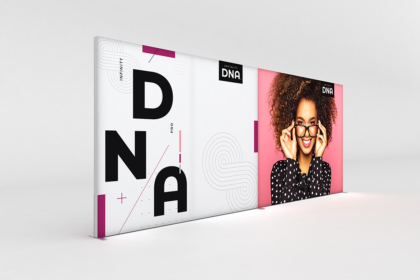 20ft Pro Lightbox - (2) 3000L Exhibition Display Stand