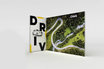 Pro Lightbox Display for Showrooms Exhibition Display Stand