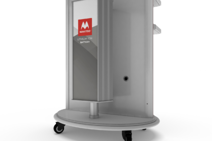 Blade Lithium Ion Battery Exhibition Display Stand