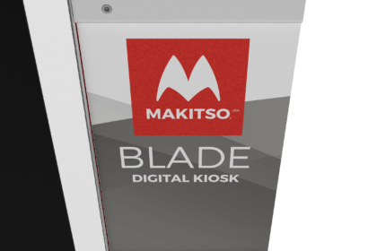 Blade Side Bar with Banner Print Exhibition Display Stand