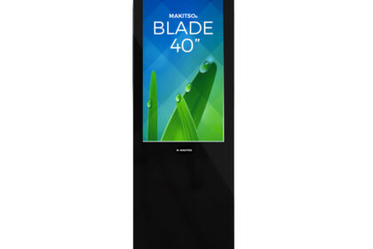 Blade 40" - 4K Digital Signage Kiosk Exhibition Display Stand