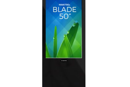 Blade 50" - 4K Digital Signage Kiosk Exhibition Display Stand
