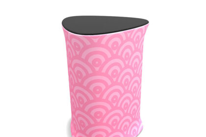 Brandcusi Triangular Counter Exhibition Display Stand