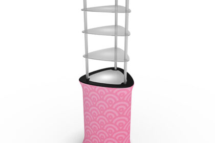 Brandcusi Triangular Tower Exhibition Display Stand