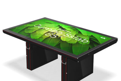 Sslab Jumbo 85" - 4K Digital Signage Table Exhibition Display Stand