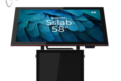 Sslab 58" - 4K Digital Signage Exhibition Display Stand