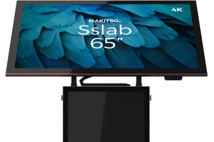 Sslab 65" - 4K Digital Signage Exhibition Display Stand