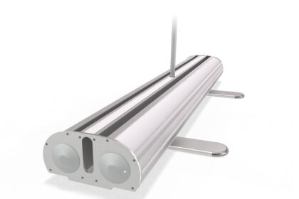 BrandStand 2 Rollup 39.4" (Silver) Exhibition Display Stand