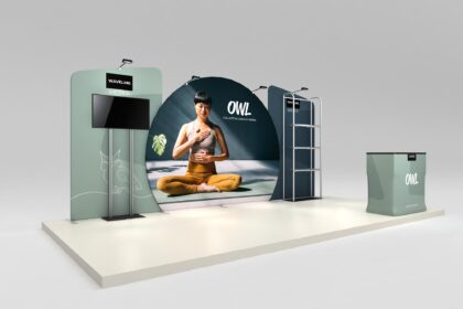 Owl - 10x20 Inline Display Exhibition Display Stand