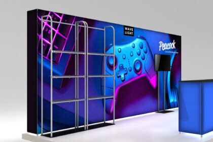 Peacock - 10x20 Inline Display Exhibition Display Stand