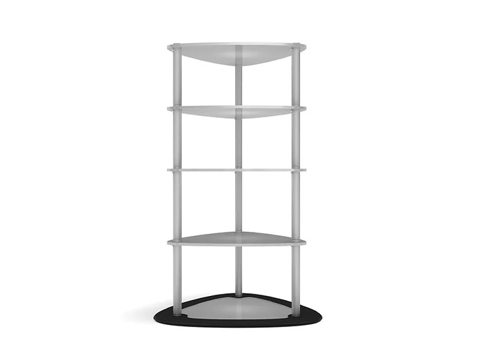 Brandcusi Triangular Counter Exhibition Display Stand - Image 4