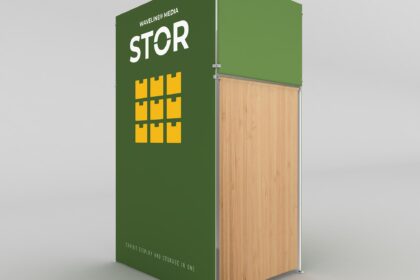 7ft Media STOR - LI Exhibition Display Stand