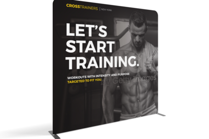 Display 8ft Straight Exhibition Display Stand