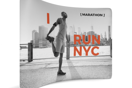 Display 10ft Curve Exhibition Display Stand