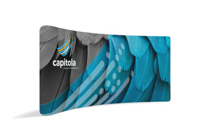 Display 20ft Curve Exhibition Display Stand