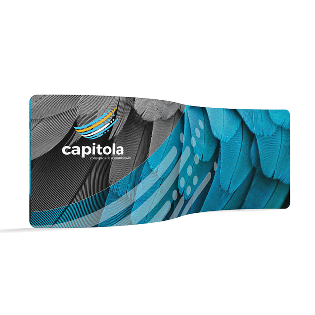 20ft S-Curve Exhibition Display Stand at trade show UK