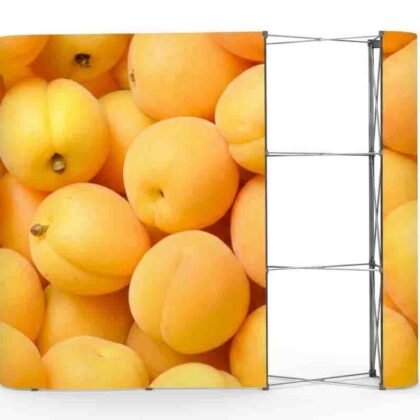 magnetic pop up exhibition stand with panel graphics and exposed frame system UK