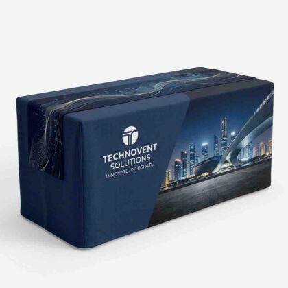 Box Tablecloth Custom Printed Fitted Table Cover