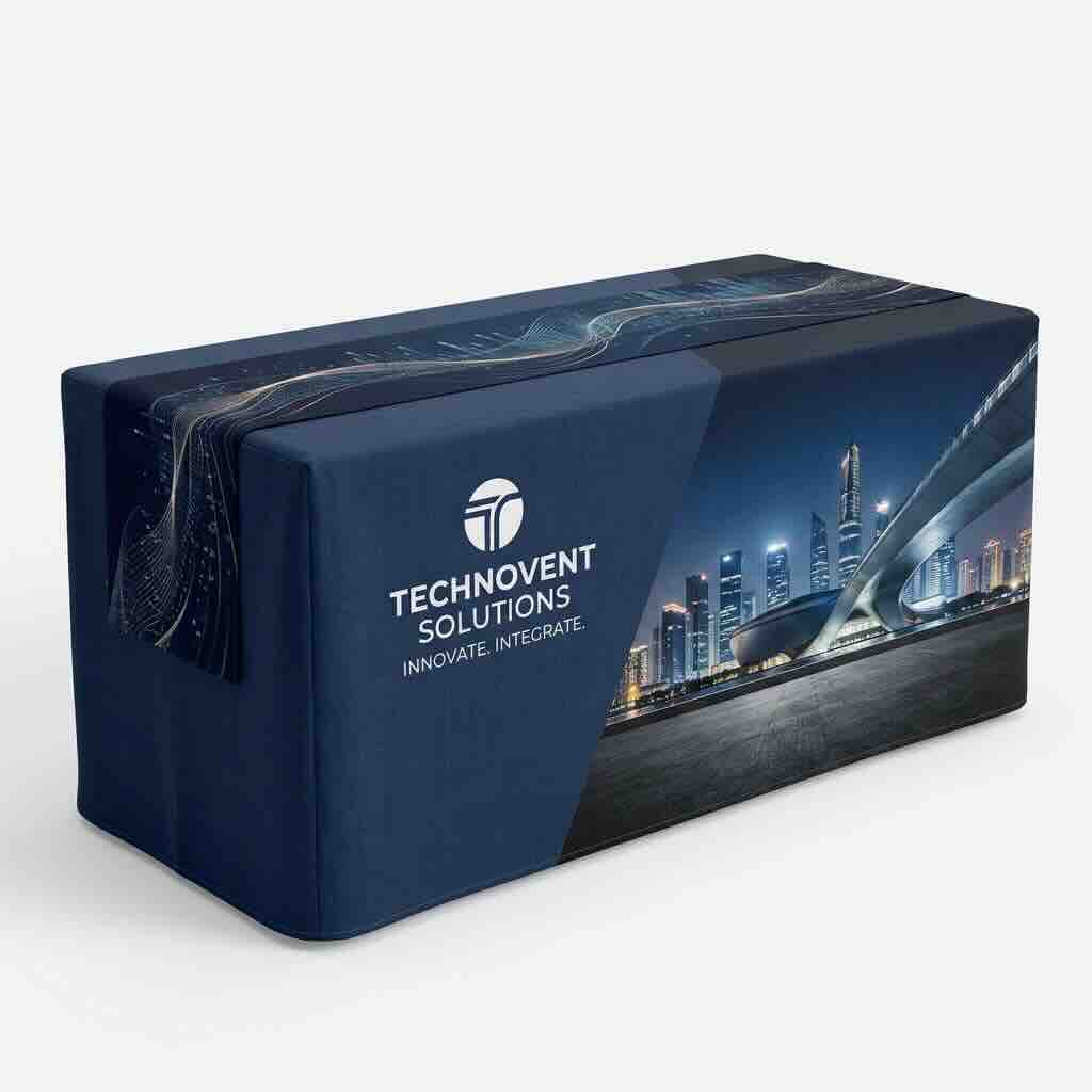 Box Tablecloth Custom Printed Fitted Table Cover