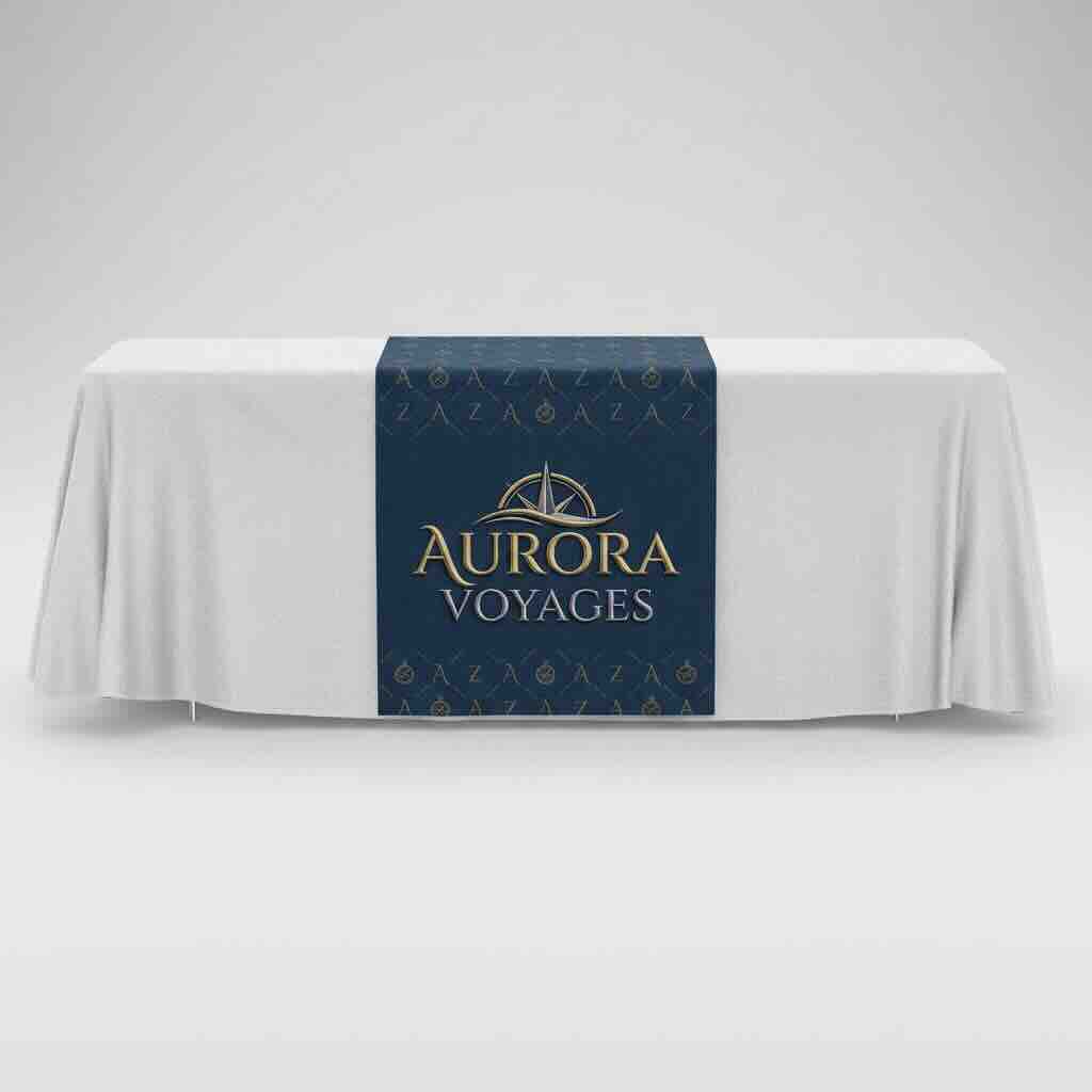 Printed Table Runner Custom Branded Table Runner