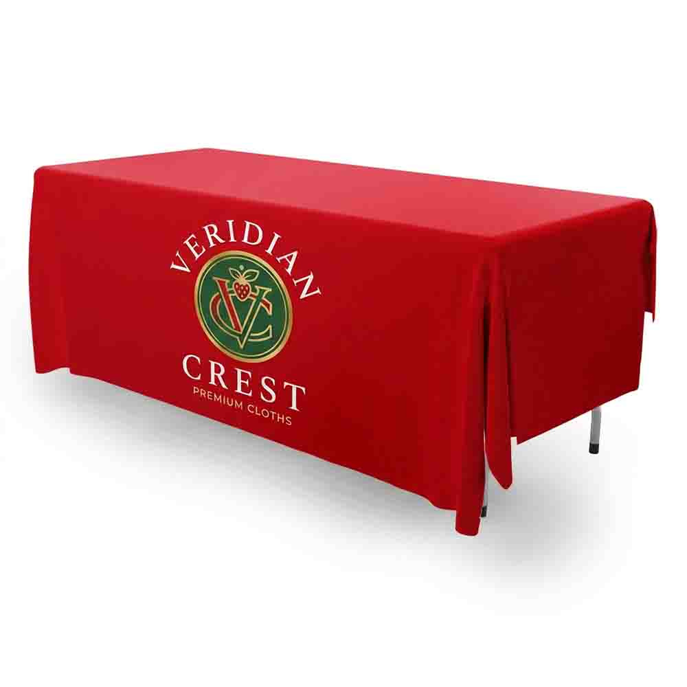 printed tablecloth 1780x2780 branded exhibition table display