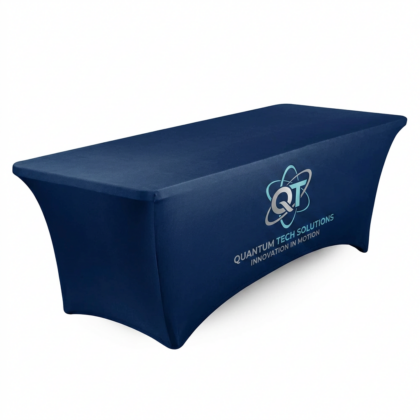 Stretch Tablecloth Custom Printed Stretch Table Cover