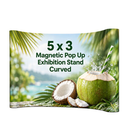 5x3 Magnetic Pop Up Exhibition Stand Curved with Printed Graphic Panels.jpg