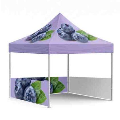 Printed Gazebo with Three Half Walls