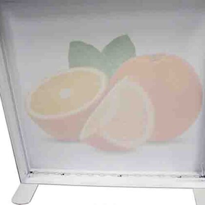 Premium LED Lightbox Counter frame with integrated lighting for exhibitions